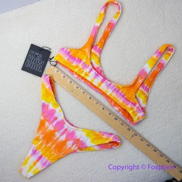 NEW Set! It’s now cool x free people tequila sunrise bikini, size S - Picture 7 of 16